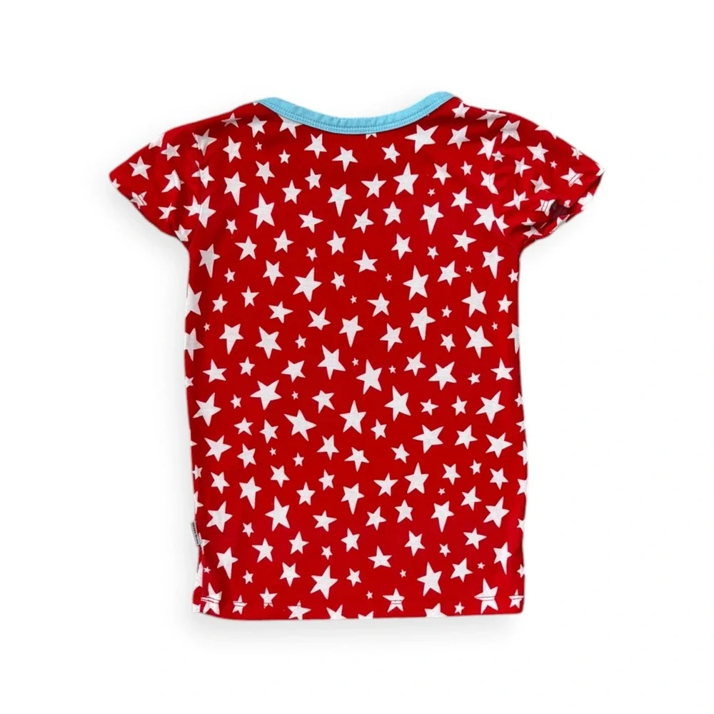 Sleepy Drew Toddler 3T Red White Star Short Sleeve Pajama Set